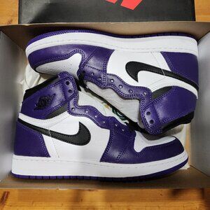 Nike Air Jordan 1 Retro High OG GS Court Purple 575441 500 - Size 6.5 - UNWORN